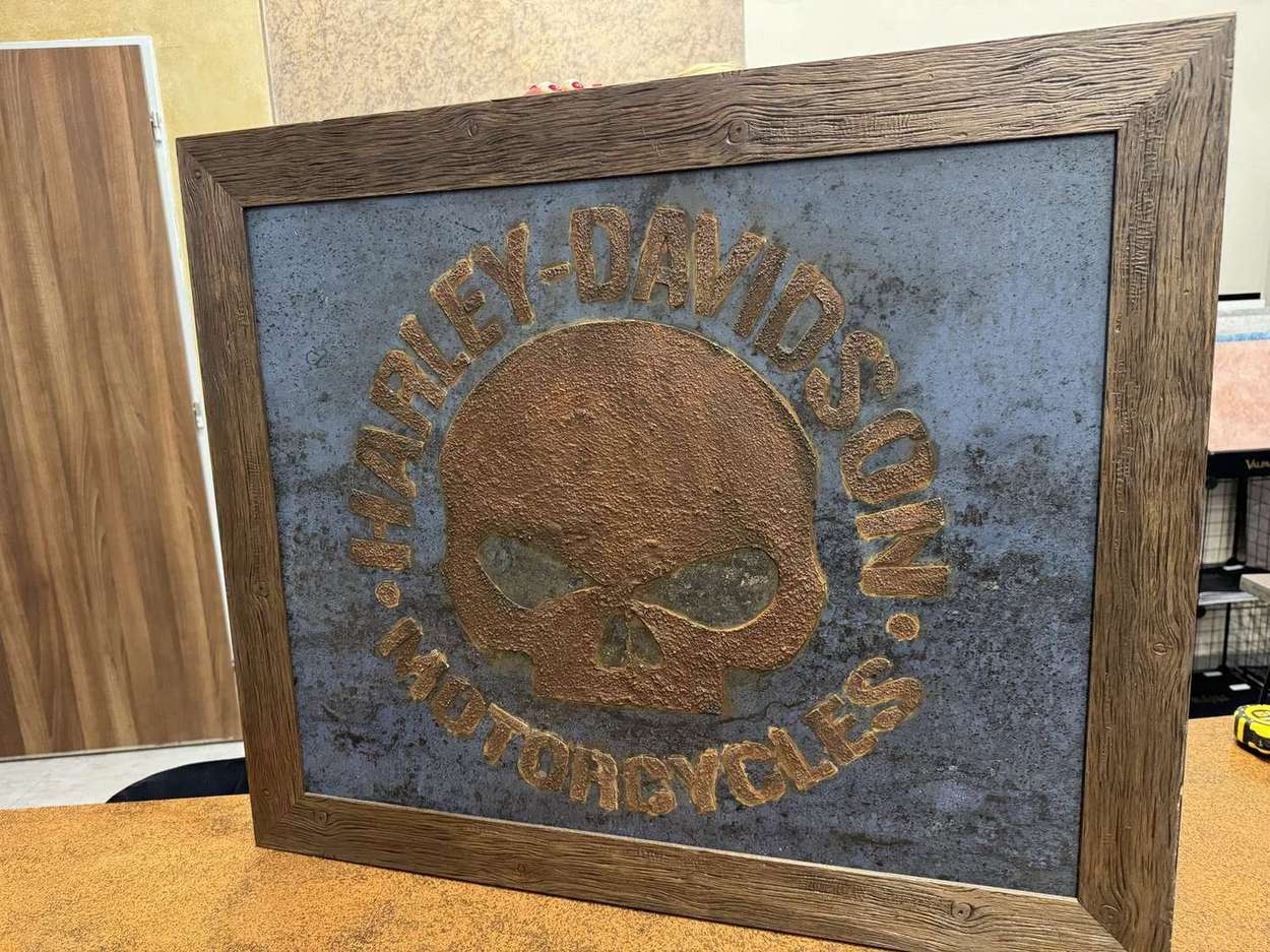 Finished artwork set into a quality frame